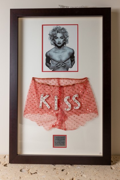 1/300 Fractional Ownership of Madonna's Who's That Girl Tour Worn Knickers