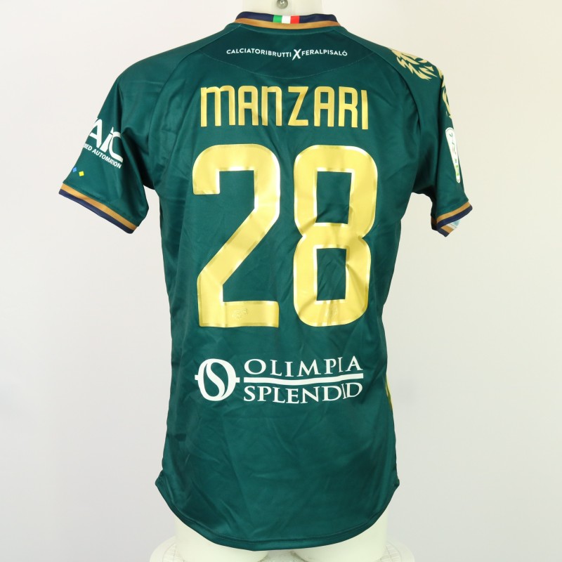 Manzari's CALCIATORIBRUTTI Unwashed Shirt, Feralpisalò vs Parma 2024
