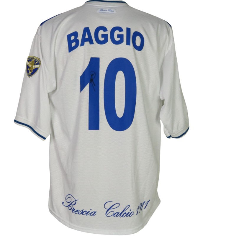 Baggio's Brescia Signed Match-Issued Shirt, 2000/01
