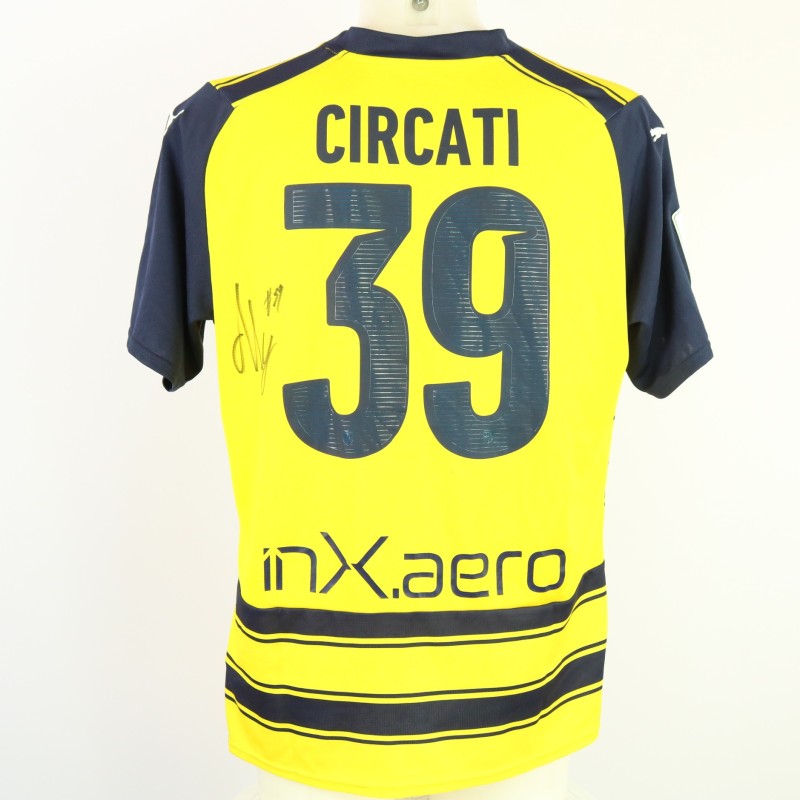 Circati's Unwashed Signed Shirt, Palermo vs Parma 2024