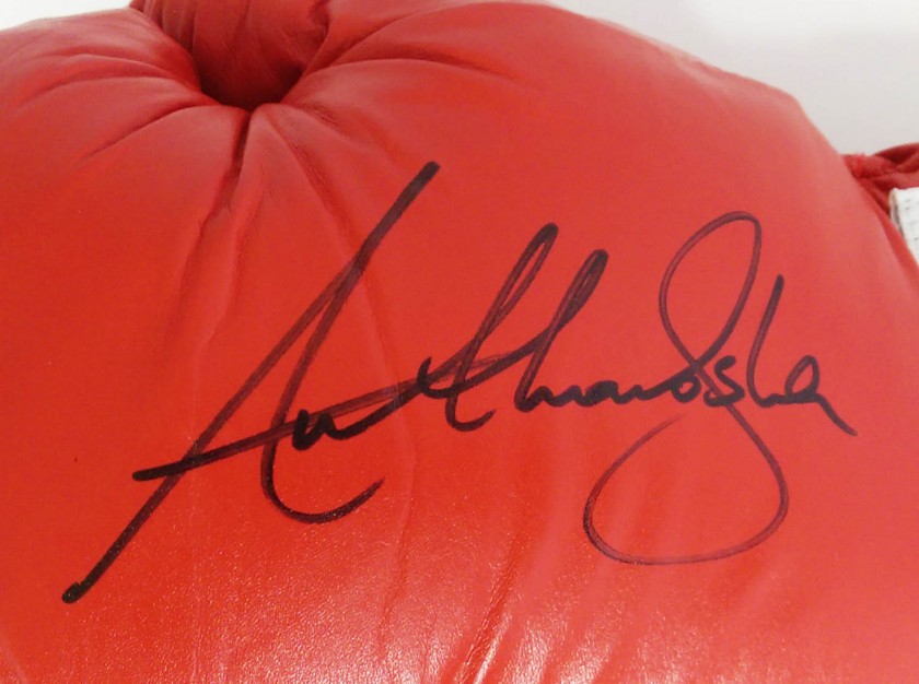 Everlast Boxing Glove Signed by Anthony Joshua