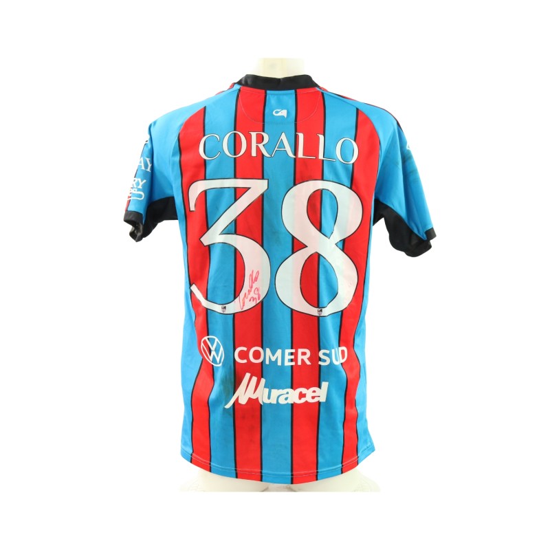 Corallo's Catania vs Foggia Signed Unwashed Shirt, 2025