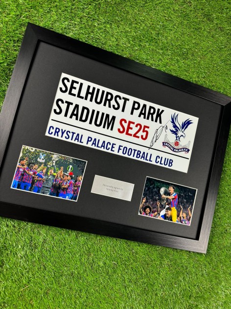 Yeremy Pino Crystal Palace Football Club Signed Road Sign