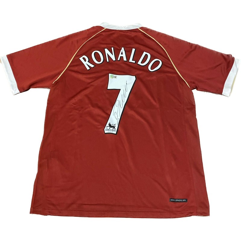 Maglia Replica firmata di Cristiano Ronaldo per il Manchester United 2006/07