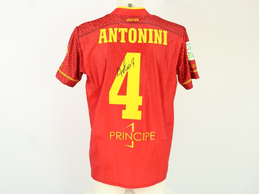 Antonini's Unwashed Signed Shirt, Catanzaro vs Südtirol 2024