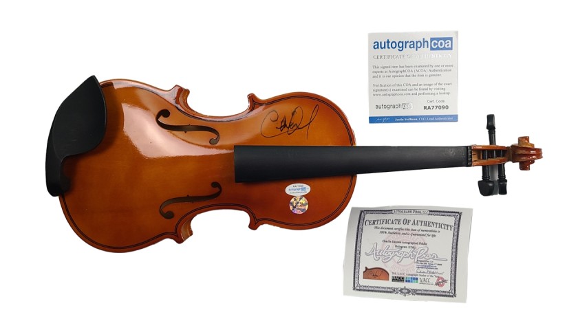 Charlie Daniels Autographed Fiddle