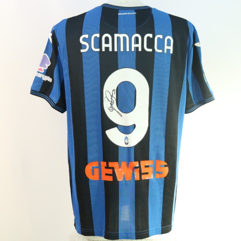 Scamacca's Atalanta 2024/25 Prepared Shirt - Autographed