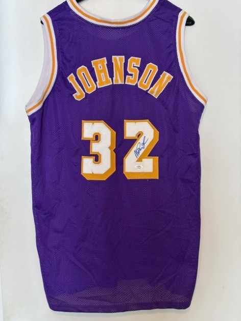 Magic Johnson signed LA Lakers Jersey