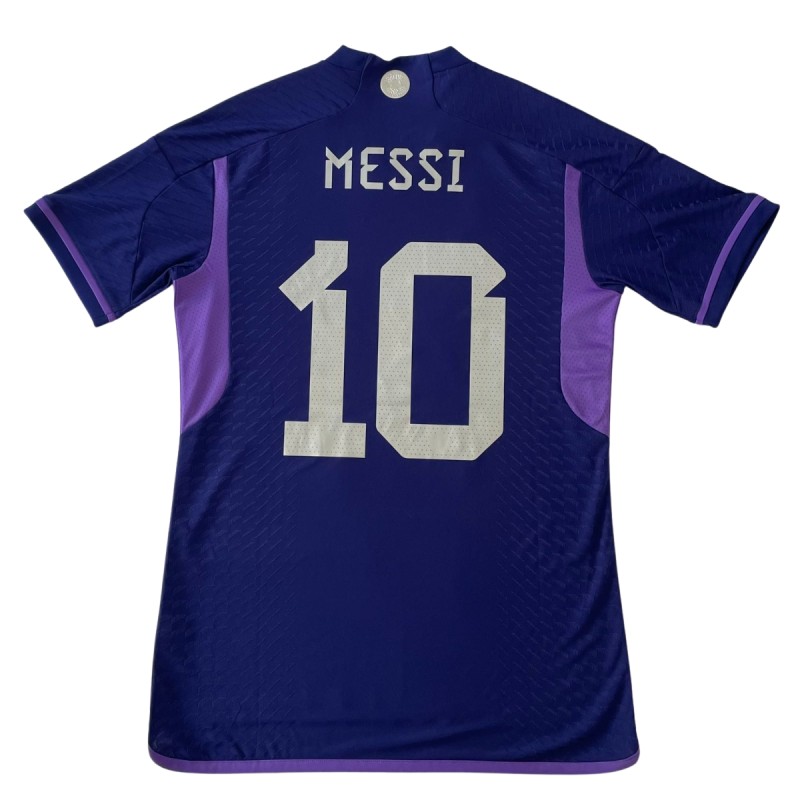 Messi's Argentina Qatar World Cup 2022 Match Shirt Vs Poland