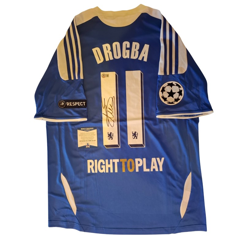 Maglia firmata da Didier Drogba per il Chelsea FC 2011/12