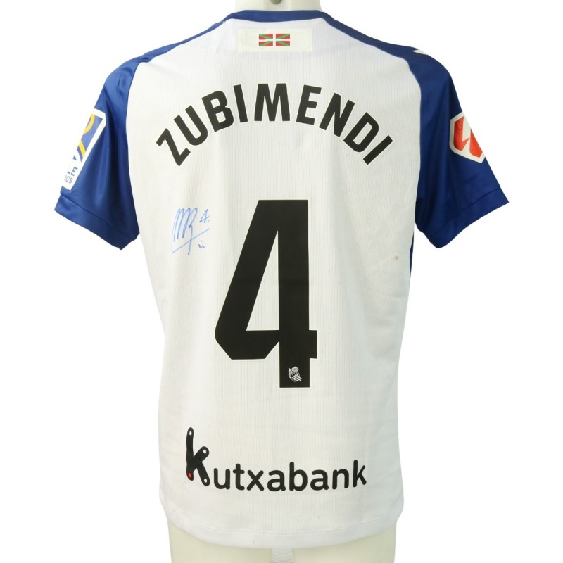 Zubimendi's Signed Unwashed Shirt, Real Sociedad vs Real Madrid 2024 "Chillida Limited Edition"