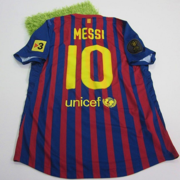 Messi's match shirt, Copa del Rey Final  2012