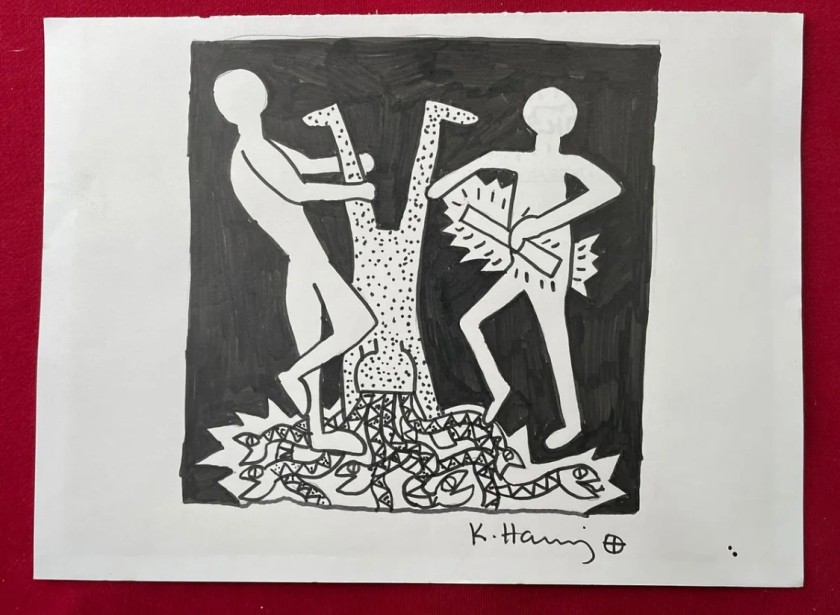 Keith Haring Drawing