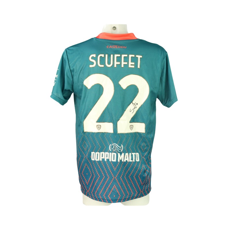 Scuffet's Signed Unwashed Shirt, Cagliari vs Como 2024