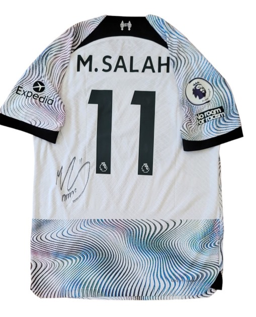 Salah Official Liverpool Signed Shirt, 2022/23