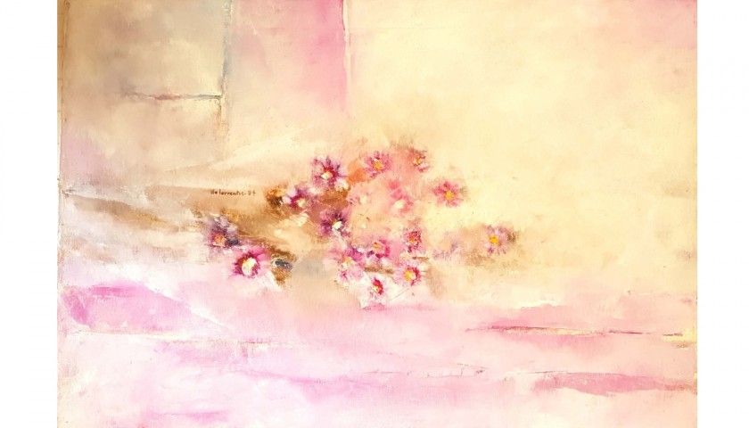 "Natura morta in rosa" by De Laurentis