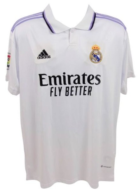 Vinicus Jr. Signed Real Madrid Home Shirt