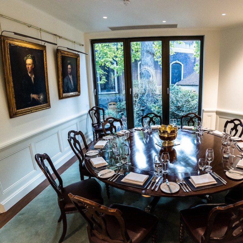 Private Lunch and Wines For Ten in Charter Room