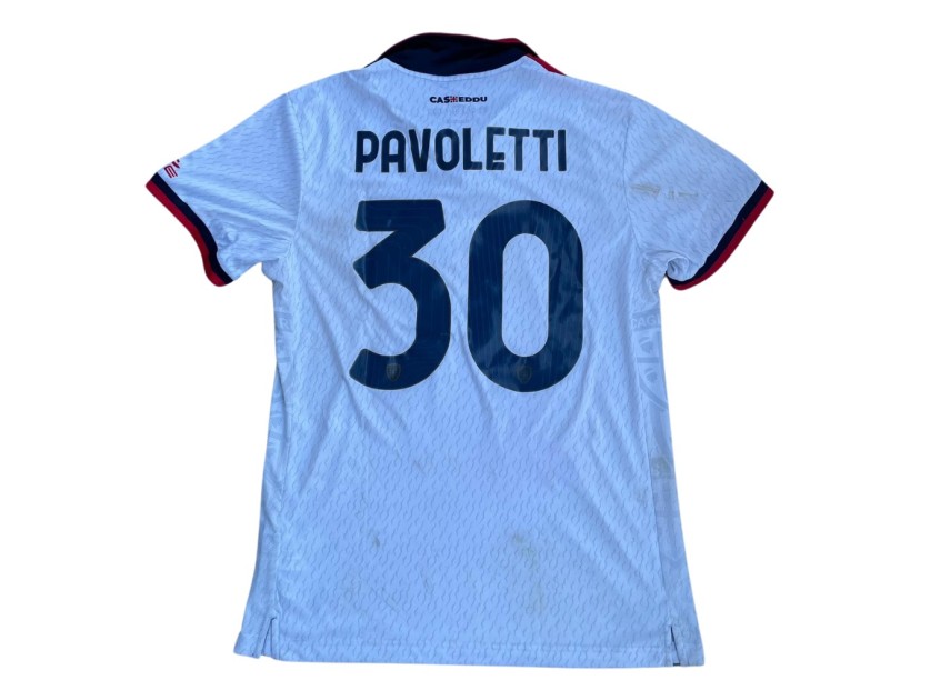 Maglia Pavoletti unwashed Cagliari vs Torino 2024 "Celebrativa Gigi Riva"