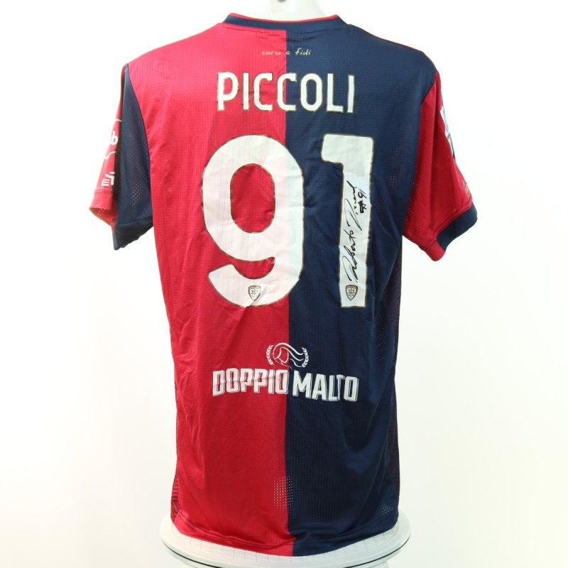 Maglia Piccoli Unwashed, Cagliari vs Atalanta 2024 - Autografata