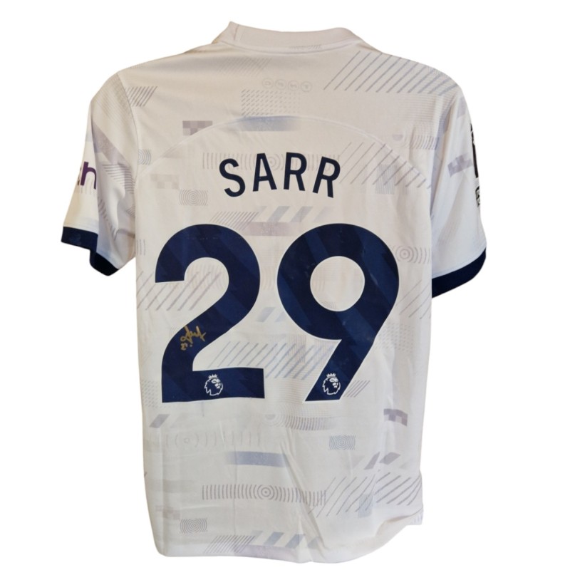 Pape Matar Sarr's Tottenham FC 2023/24 Signed Replica Shirt