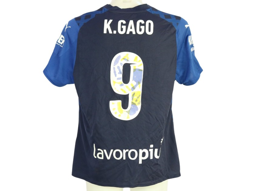 Maglia K. Gago unwashed Parma vs Ravenna Women 2024 - Patch Always With Blue