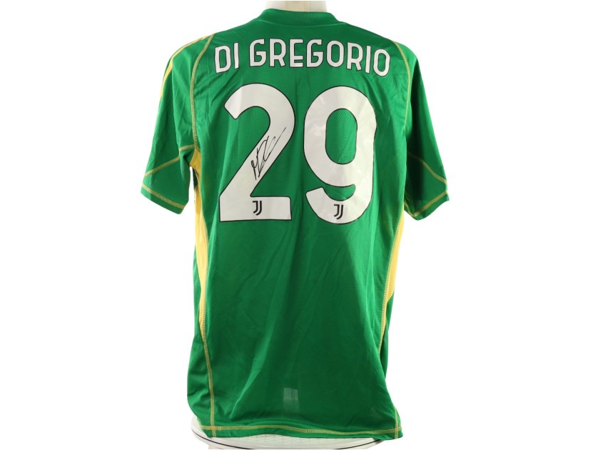 Di Gregorio's Juventus Signed Worn Shirt, UCL 2024/25