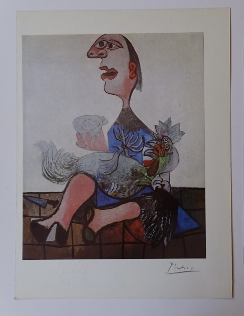Pablo Picasso "Girl with cock"