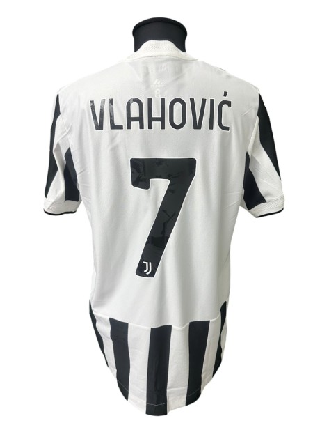 Vlahovic's Issued Shirt, Juventus vs Benfica UCL 2022
