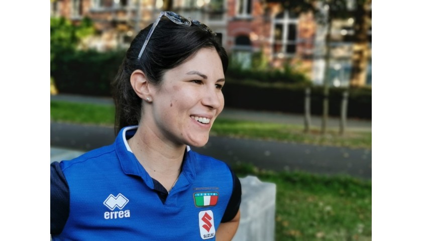 Cecchini's Official Italy Worn Polo Shirt, 2021
