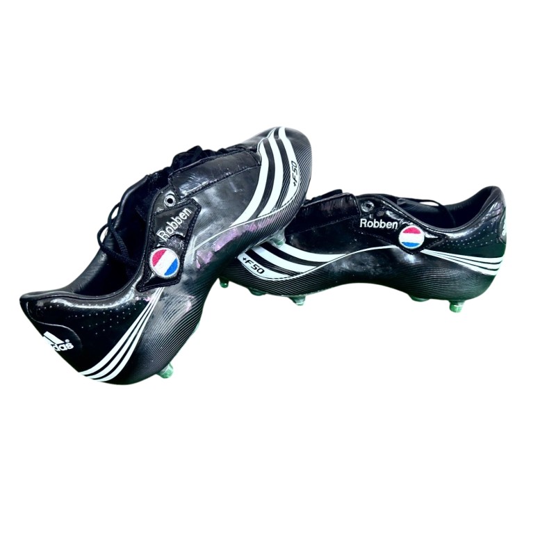 Arjen Robben's Adidas Unwashed Football Shoes