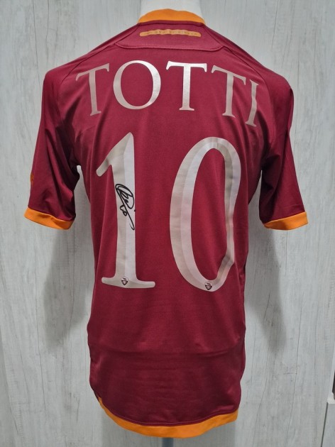 Totti Official AS Roma Signed Shirt, 2006/07 - With photo prove