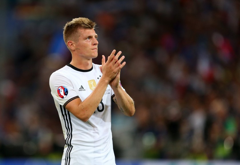 Kroos' Match Shirt, Germany-Ukraine 2016 - CharityStars