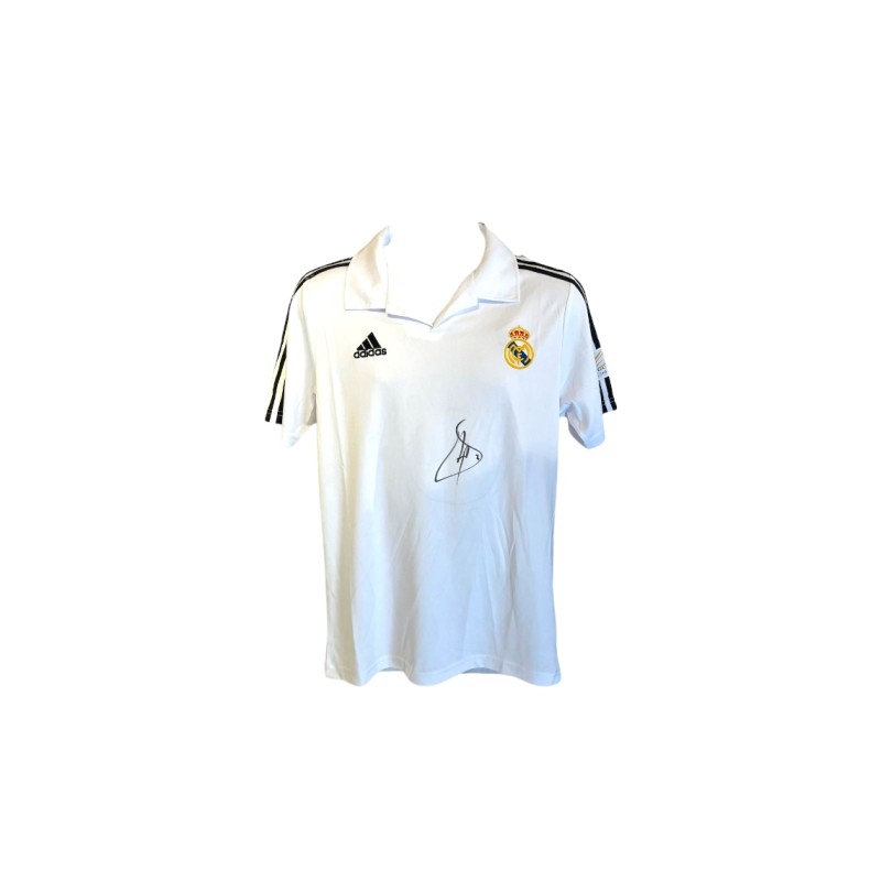 Replica maglia Real Madrid 2001/02 firmata da Raul