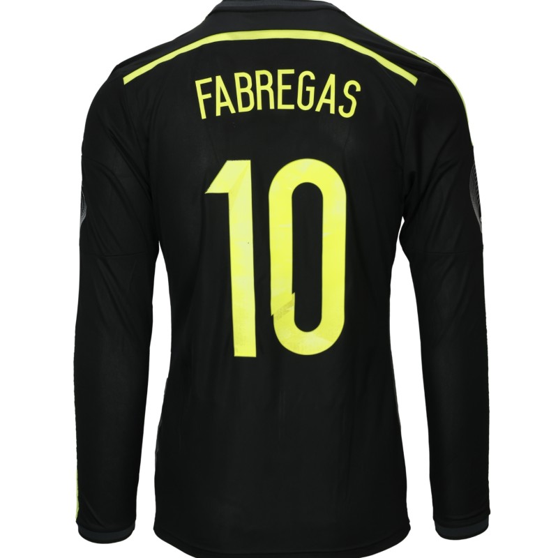 Fabregas' Spain vs Italy Match-Issued Shirt, 2014