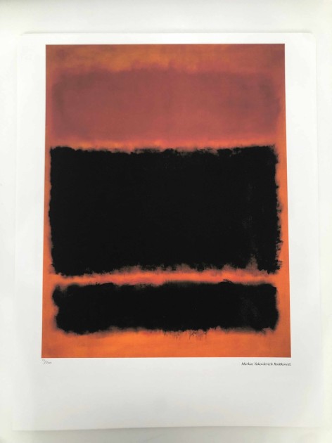 Mark Rothko Signed Offset Lithograph