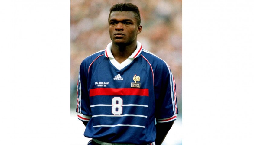 France 1998 Replica Shirt Signed by Marcel Desailly