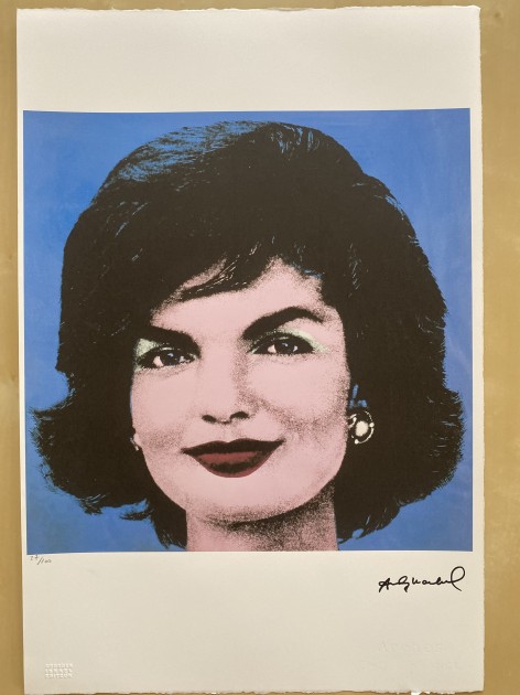 Andy Warhol Signed "Jackie Kennedy" 