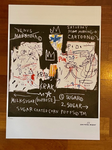 Basquiat Signed Lithograph