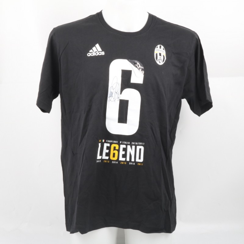 Juventus Scudetto T-shirt - Signed by Claudio Marchisio