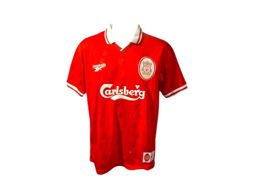 Robbie Fowler s Liverpool 1996 98 Signed Replica Shirt CharityStars