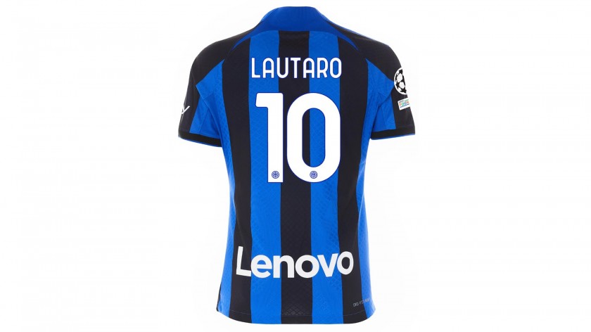 Lautaro's Inter Milan 2022/23 Shirt, Signed with Personalized
