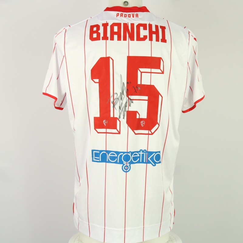 Bianchi's unwashed Signed Shirt, Padova vs Catania jersey, Coppa Italia final 2024 