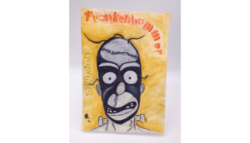 "Frankenhommer" Original Homer Simpson Board by J.E.