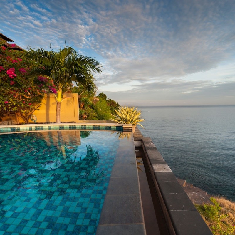 Paradise Escape to Bali In A Stunning Ocean Front Villa With Private Pool, Tours and Cooking Lesson For Two