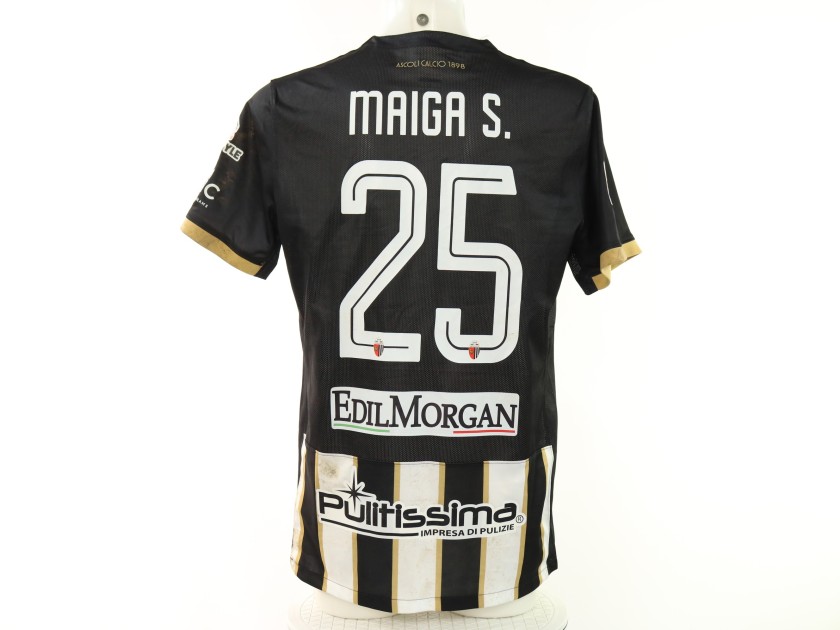 Maglia Maiga Silvestri Unwashed Ascoli vs Carpi, 2025