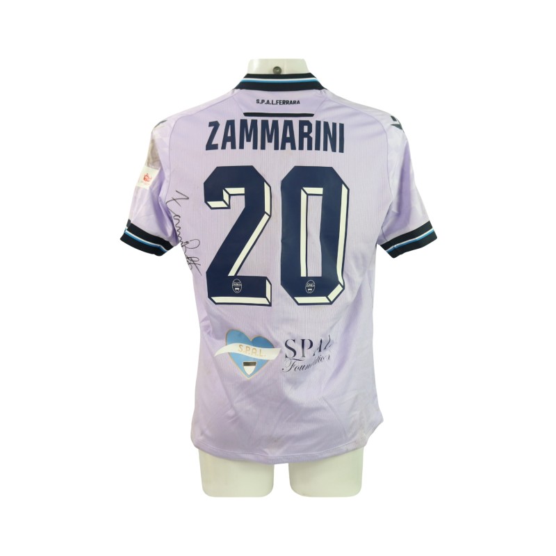 Zammarini's Signed Unwashed Kit, SPAL vs Pescara 2024 - "LILT" Patch