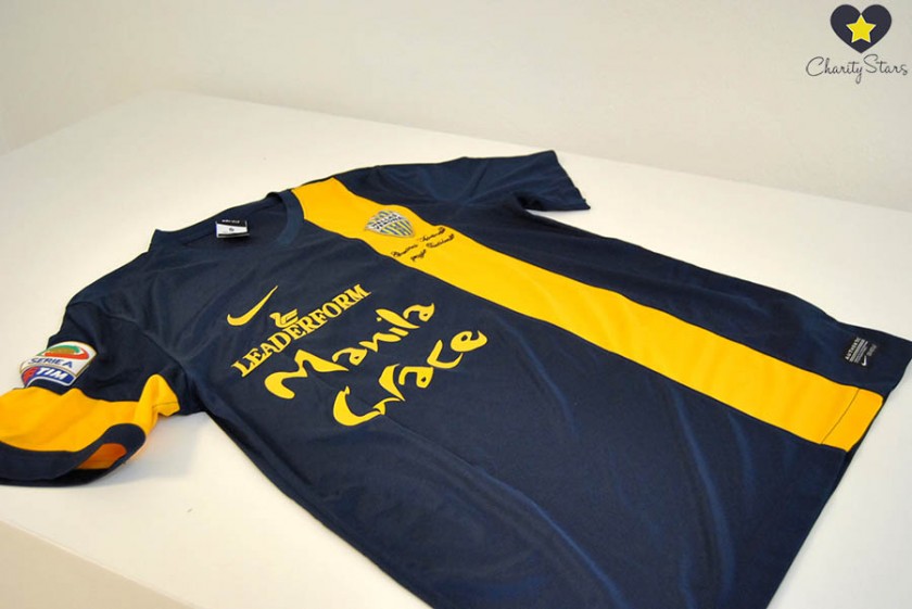Maglia di Iturbe indossata durante Hellas Verona - Parma del 20 Ottobre 2013