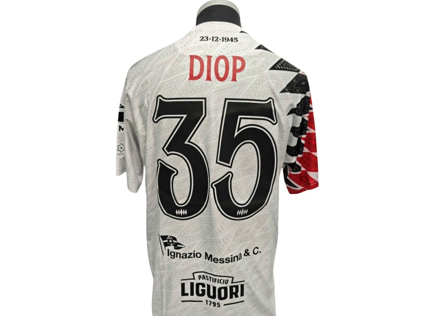 Diop's Comemmorative Match-Worn Shirt + Shorts, Latina vs Sorrento 2026 - 80th Anniversary with RF78 Patch