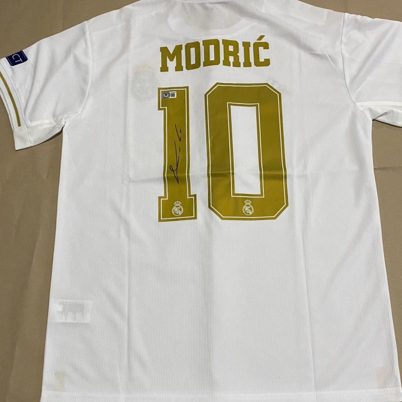 Luka Modric's Real Madrid 2011/12 Signed Replica Shirt